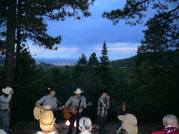 Evening Campfire at Clarks Fork