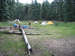 Campsite at Miranda