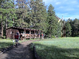 The Staff Cabin at Urraca (Notice the Mesa in the back)